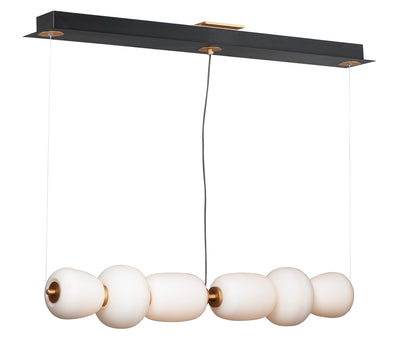 ET2 - E25068-92BKGLD - LED Pendant - Soji - Black / Gold