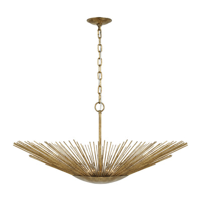 Visual Comfort Studio - AP1084ADB - Four Light Pendant - Helios - Antique Gild