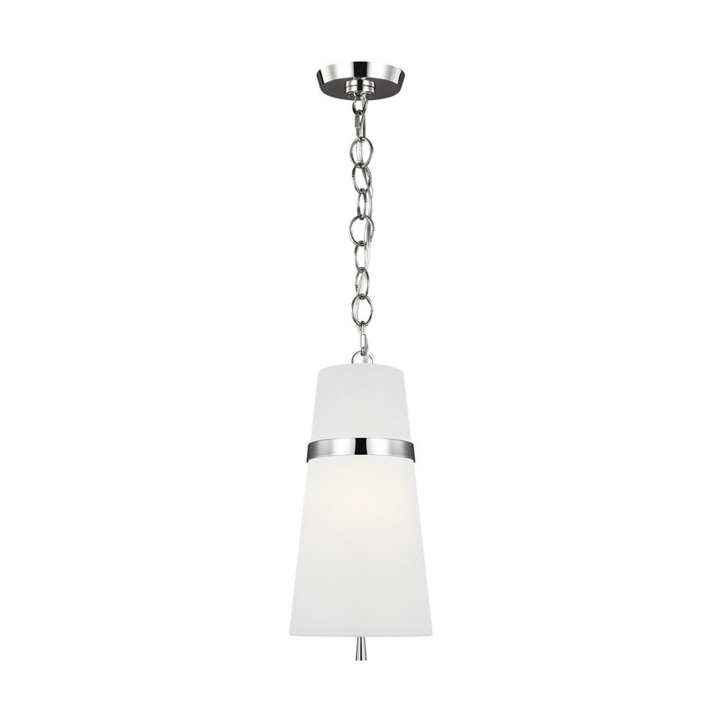 Visual Comfort Studio - AP1161PN - One Light Pendant - Cordtlandt - Polished Nickel