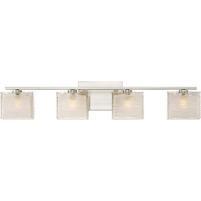 Quoizel - WCP8604BN - Four Light Bath Fixture - Westcap - Brushed Nickel