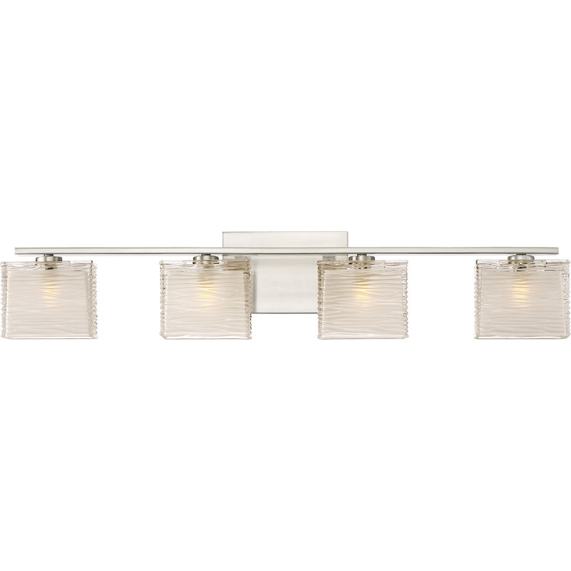 Quoizel - WCP8604BN - Four Light Bath Fixture - Westcap - Brushed Nickel