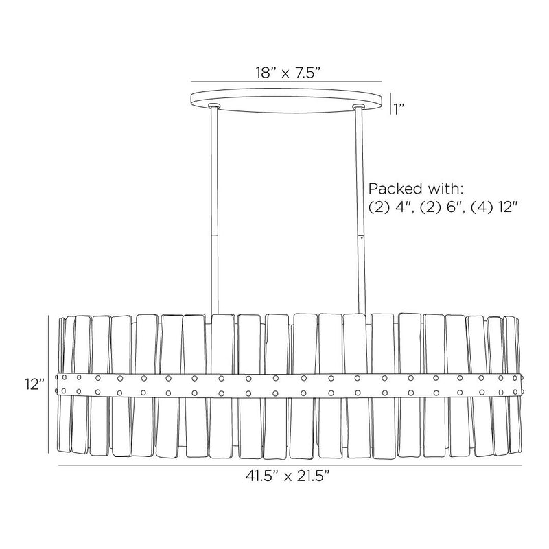 Sinclair Oval Chandelier