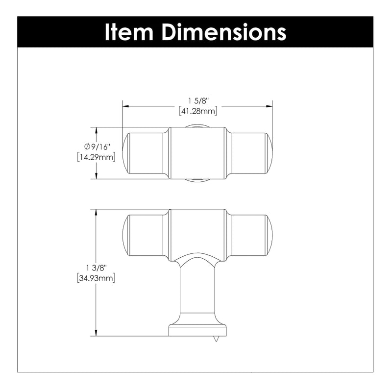 Piper T-Knob 10 Pack