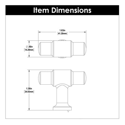 Piper T-Knob 10 Pack