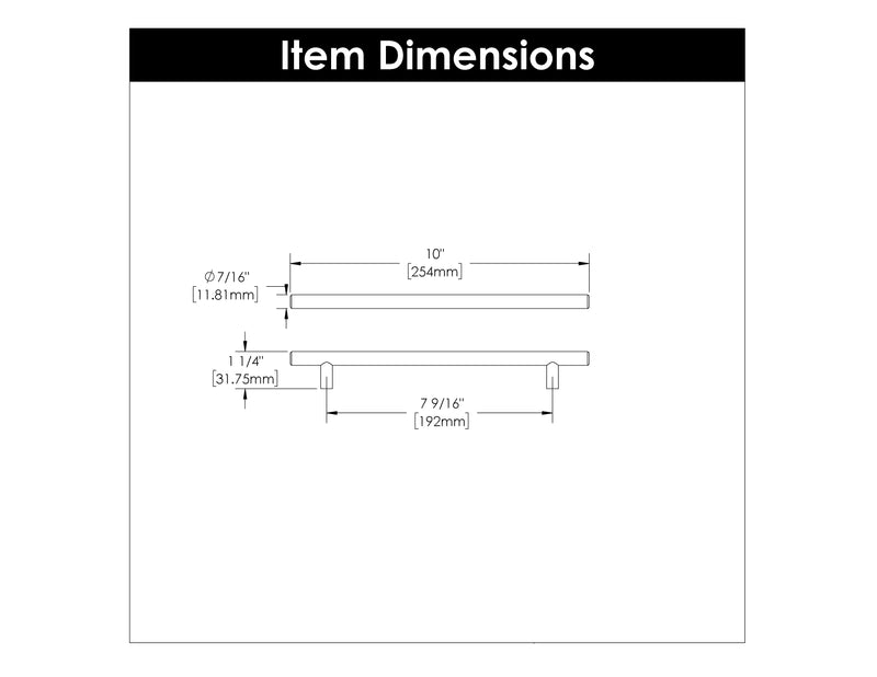 Bar Pulls Pull 5 Pack