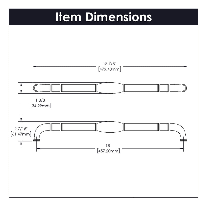 Williamsburg Appliance Pull 5 Pack