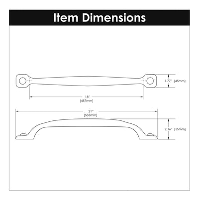 Refined Rustic Appliance Pull 5 Pack