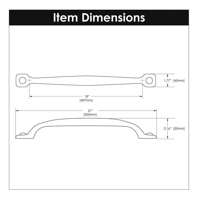 Refined Rustic Appliance Pull 5 Pack