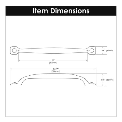 Refined Rustic Appliance Pull 5 Pack