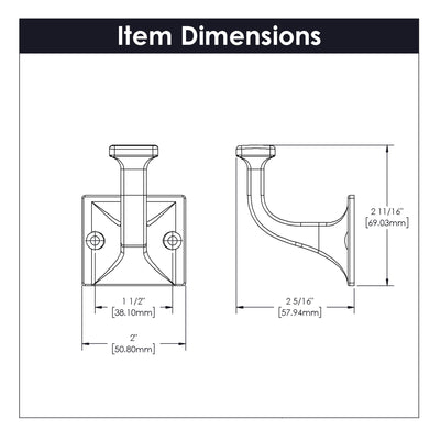 Forge Decorative Hook 10 Pack