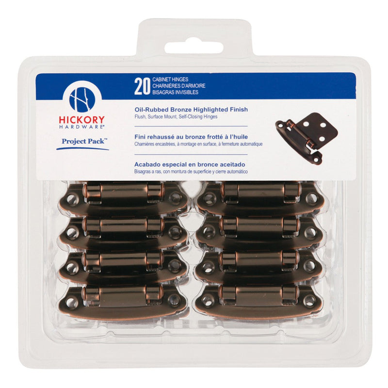 Surface Self-Closing Hinge 20 Pack