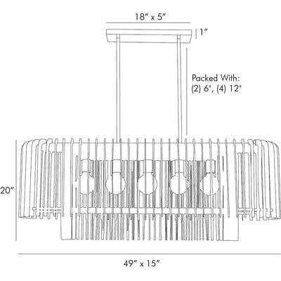 Valencia Linear Chandelier