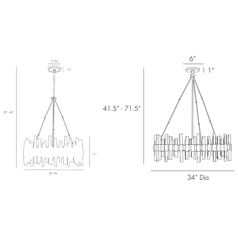 Haskell Indoor / Outdoor Chandelier