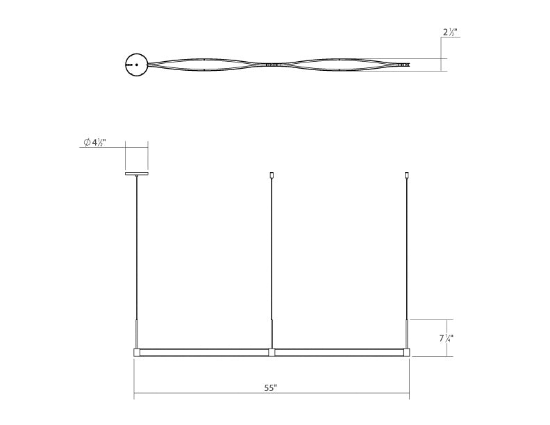 Ola Linear Pendant