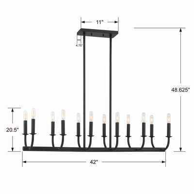 Bailey Linear Chandelier