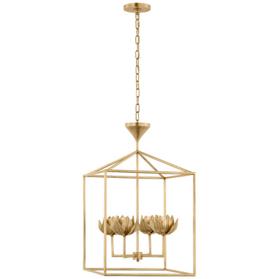 Visual Comfort Signature - JN 5302AB - LED Lantern - Alberto - Antique-Burnished Brass