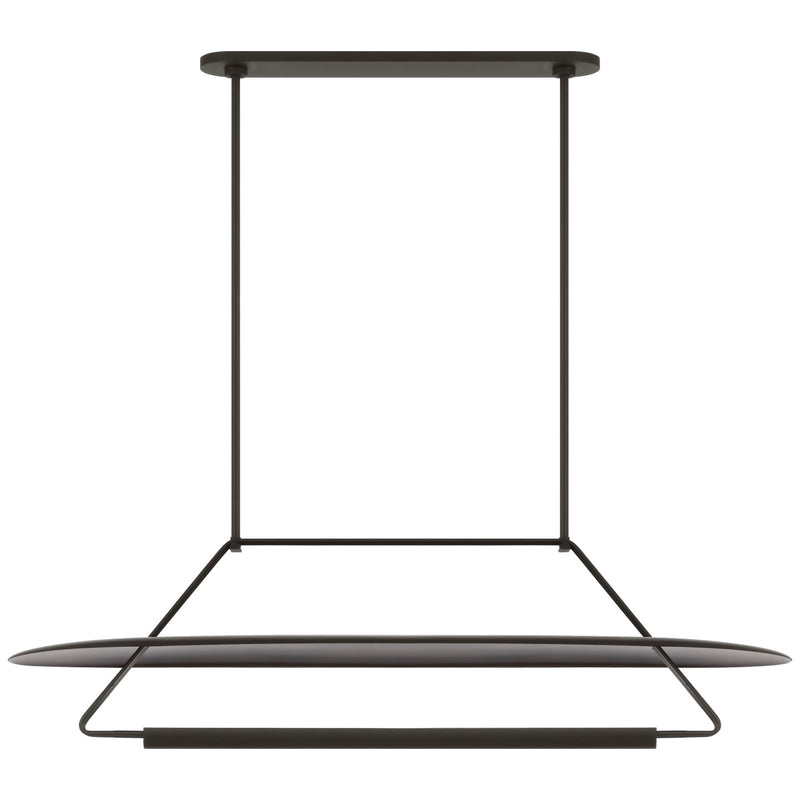 Visual Comfort Signature - KW 5107BLK - LED Linear Pendant - Teline - Matte Black