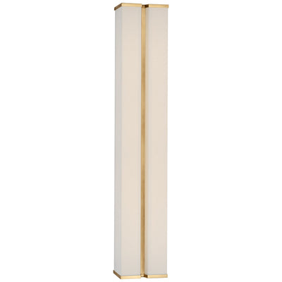 Visual Comfort Signature - PCD 2252HAB/L - LED Wall Sconce - Vernet - Hand-Rubbed Antique Brass and Linen