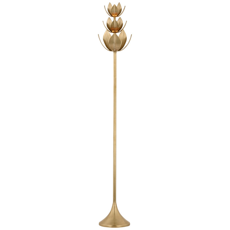 Visual Comfort Signature - JN 1003AB - LED Torchiere - Alberto - Antique-Burnished Brass