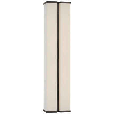 Visual Comfort Signature - PCD 2251BZ/L - LED Wall Sconce - Vernet - Bronze and Linen