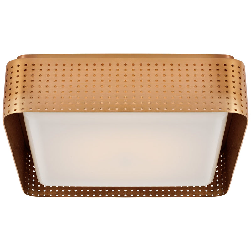 Visual Comfort Signature - KW 4062AB-WG - LED Flush Mount - Precision - Antique-Burnished Brass