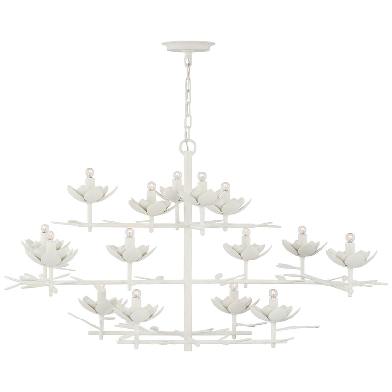 Visual Comfort Signature - JN 5161PW - LED Chandelier - Clementine - Plaster White