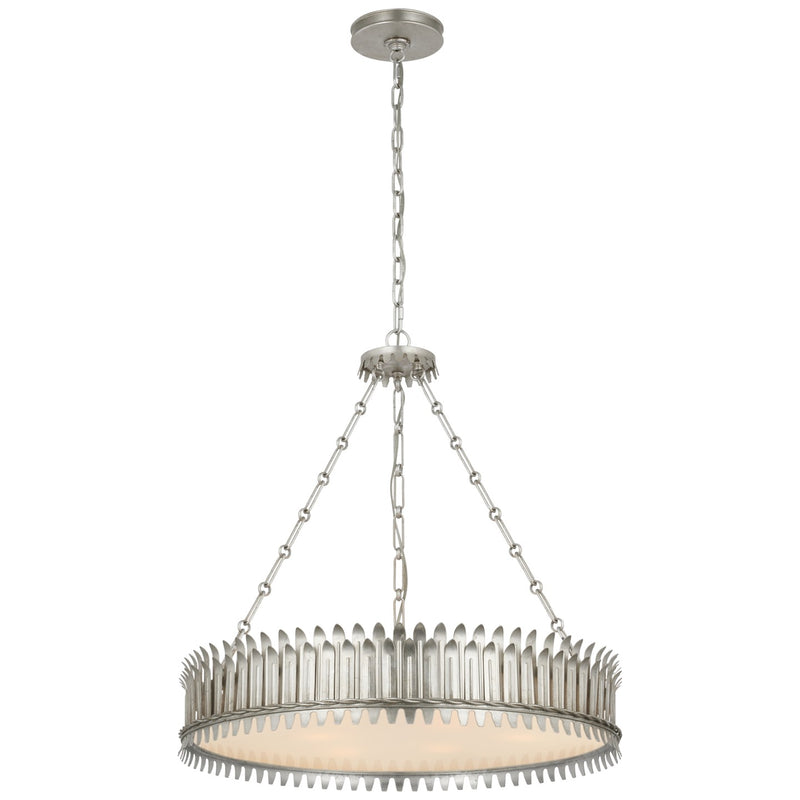 Visual Comfort Signature - SK 5206BSL-FA - LED Chandelier - Leslie - Burnished Silver Leaf