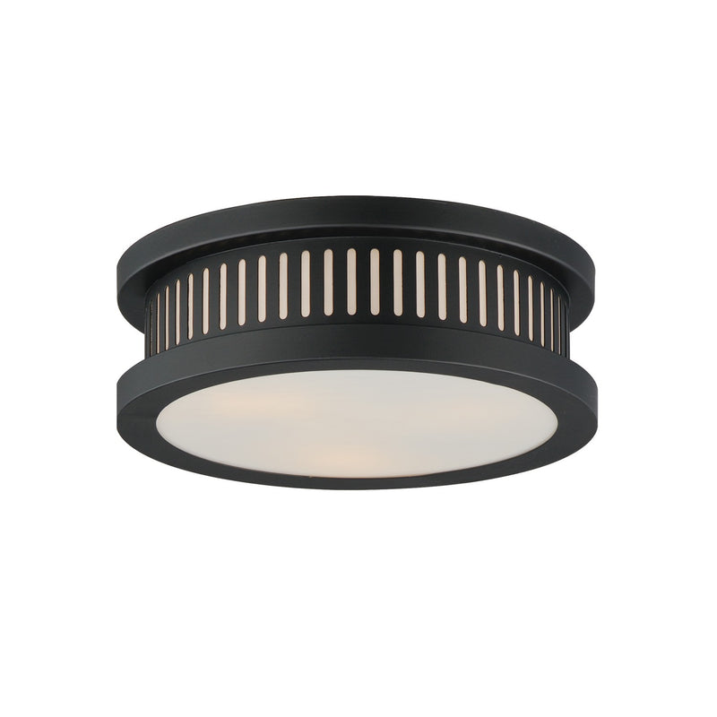 Maxim - 30599WTBK - Three Light Outdoor Flush Mount - Oxford - Black