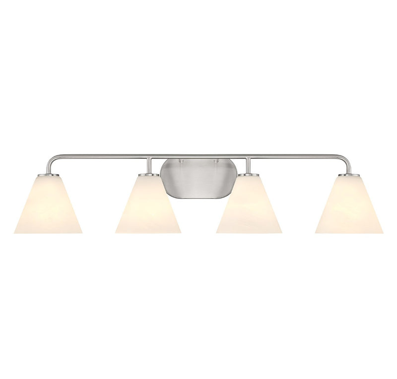 Savoy House - 8-2988-4-SN - Four Light Bathroom Vanity - Blair - Satin Nickel