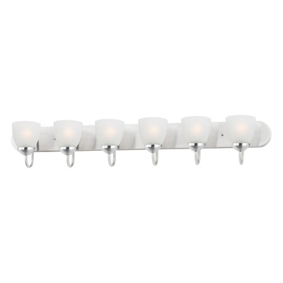 Maxim - 11386FTPC - Six Light Bath Vanity - Axis - Polished Chrome