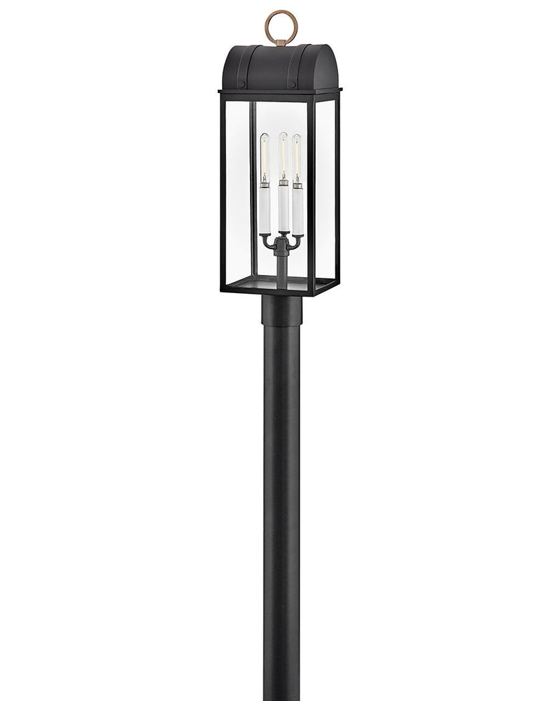 Hinkley - 10661BK-BU - LED Post Lantern - Campbell - Black