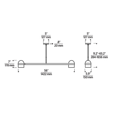 Octavia Large Linear Chandelier