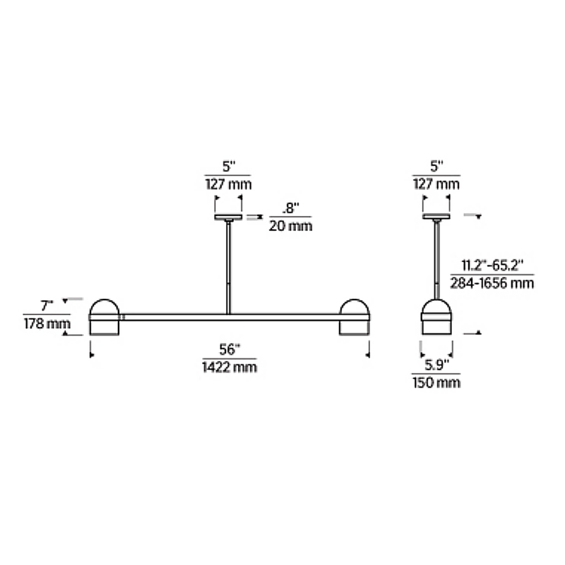 Octavia Large Linear Chandelier