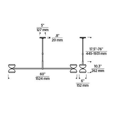 Shanti Linear Chandelier