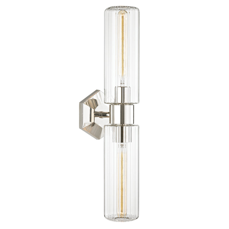 Hudson Valley - 5124-PN - Two Light Wall Sconce - Roebling - Polished Nickel