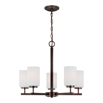 Generation Lighting - 31161EN3-710 - Five Light Chandelier - Oslo - Bronze