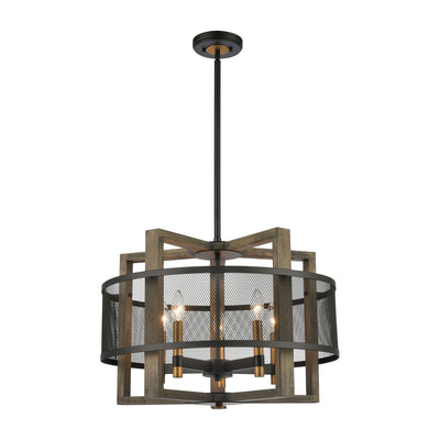 ELK Home - 16547/5 - Five Light Chandelier - Woodbridge - Matte Black