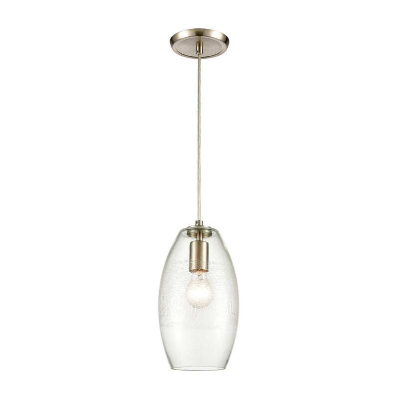 ELK Home - 30200/1 - One Light Mini Pendant - Ebbtide - Satin Nickel