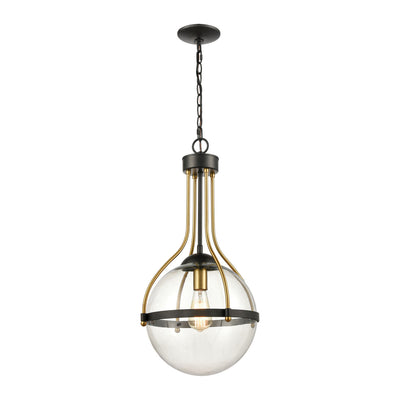 ELK Home - 46414/1 - One Light Pendant - Vispon - Matte Black