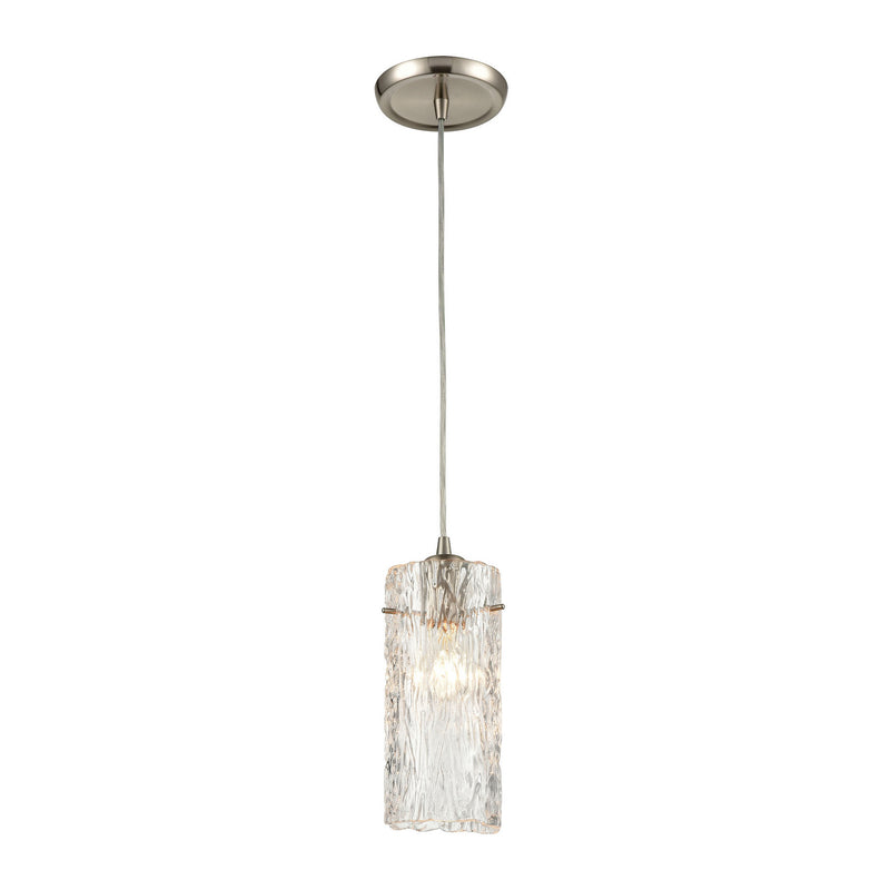 ELK Home - 60225/1 - One Light Mini Pendant - Roubaix - Satin Nickel