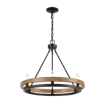 ELK Home - 75056/6 - Six Light Chandelier - Ramsey - Matte Black