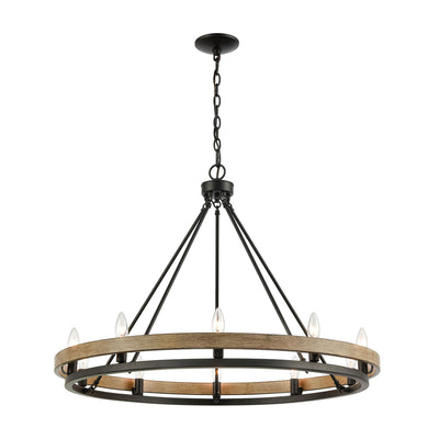 ELK Home - 75057/10 - Ten Light Chandelier - Ramsey - Matte Black