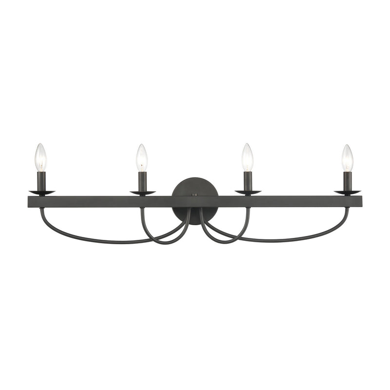 ELK Home - 75076/4 - Four Light Vanity - Williamson - Black