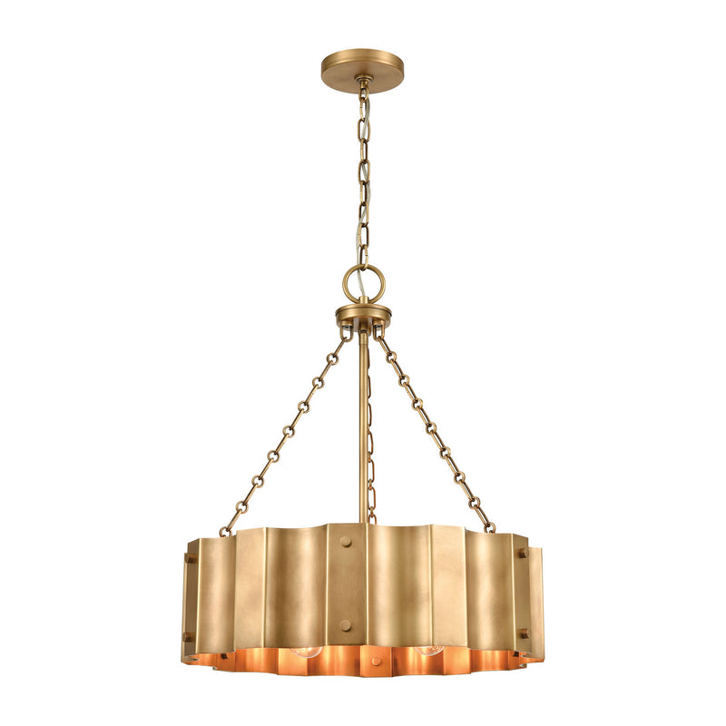 ELK Home - 89067/4 - Four Light Chandelier - Clausten - Brass