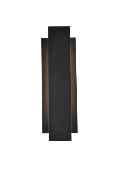 Elegant Lighting - LDOD4005BK - LED Outdoor Wall Lamp - Raine - Black