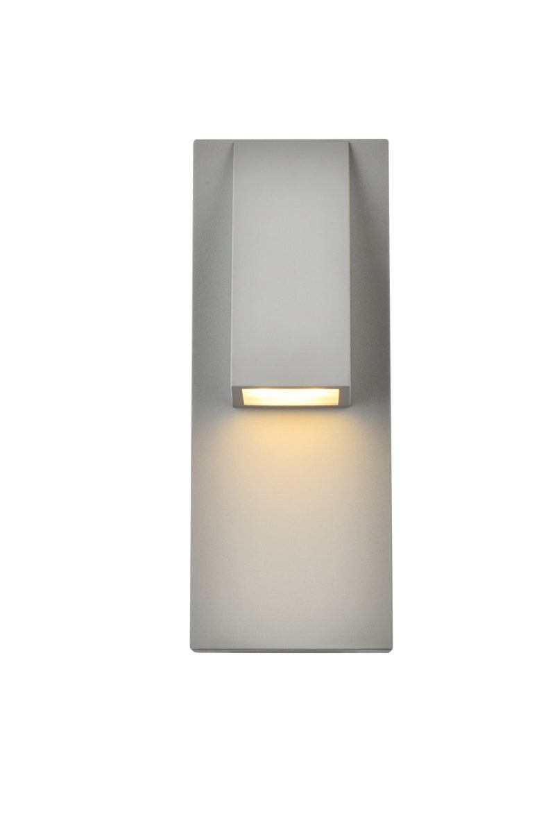 Elegant Lighting - LDOD4006S - LED Outdoor Wall Lamp - Raine - Silver