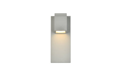 Elegant Lighting - LDOD4007S - LED Outdoor Wall Lamp - Raine - Silver