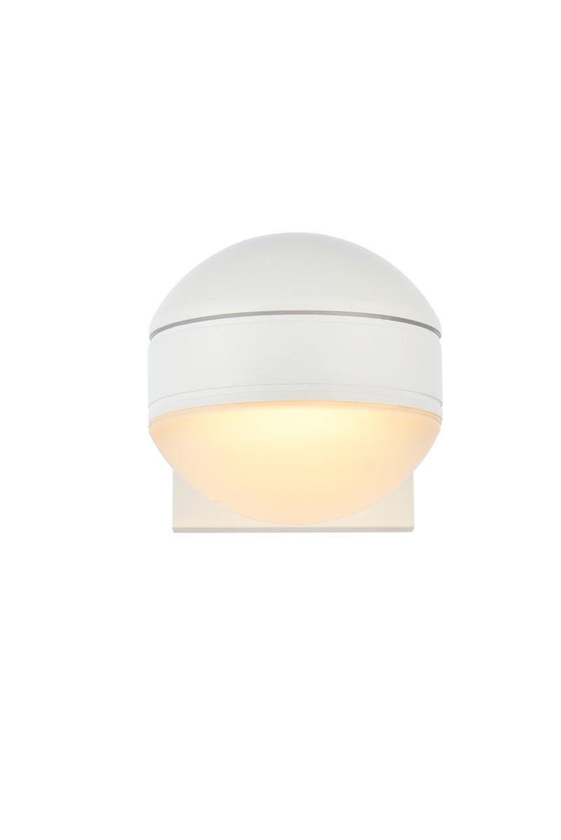 Elegant Lighting - LDOD4011WH - LED Outdoor Wall Lamp - Raine - White