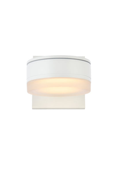 Elegant Lighting - LDOD4013WH - LED Outdoor Wall Lamp - Raine - White