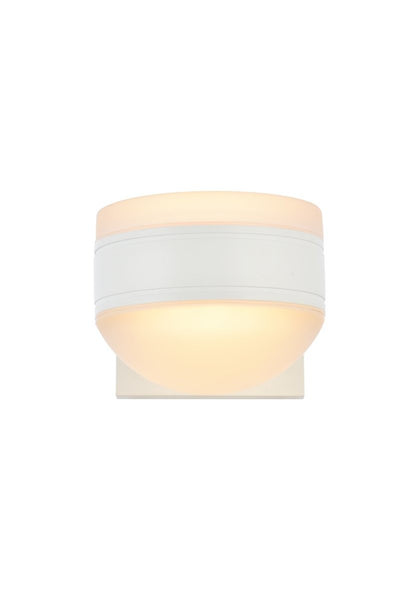 Elegant Lighting - LDOD4017WH - LED Outdoor Wall Lamp - Raine - White